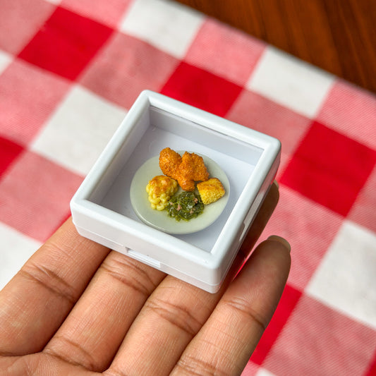 Miniature Sunday Dinner Plate