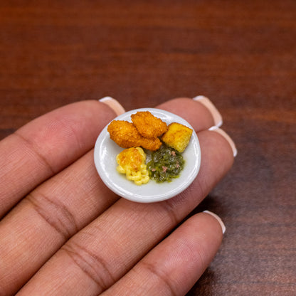 Miniature Sunday Dinner Plate